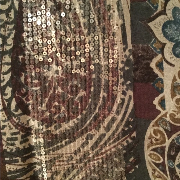 ETRO SILK AND CASHMERE SEQUIN SWEATER SIZE 38 - Picture 2 of 4